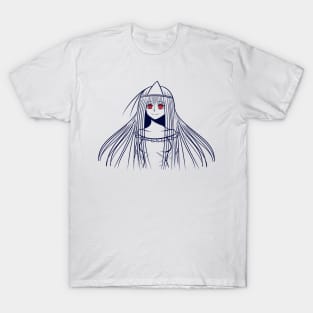 Oh My Ghost Maya Line Art T-Shirt